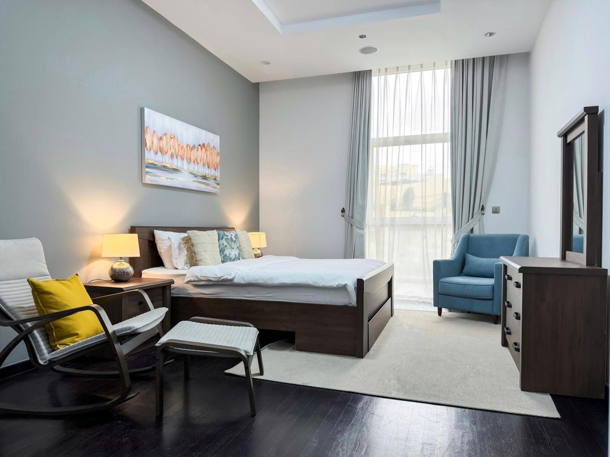 Modern Beachfront 1Br Apartment - Tiara Residence Dubaj Zewnętrze zdjęcie