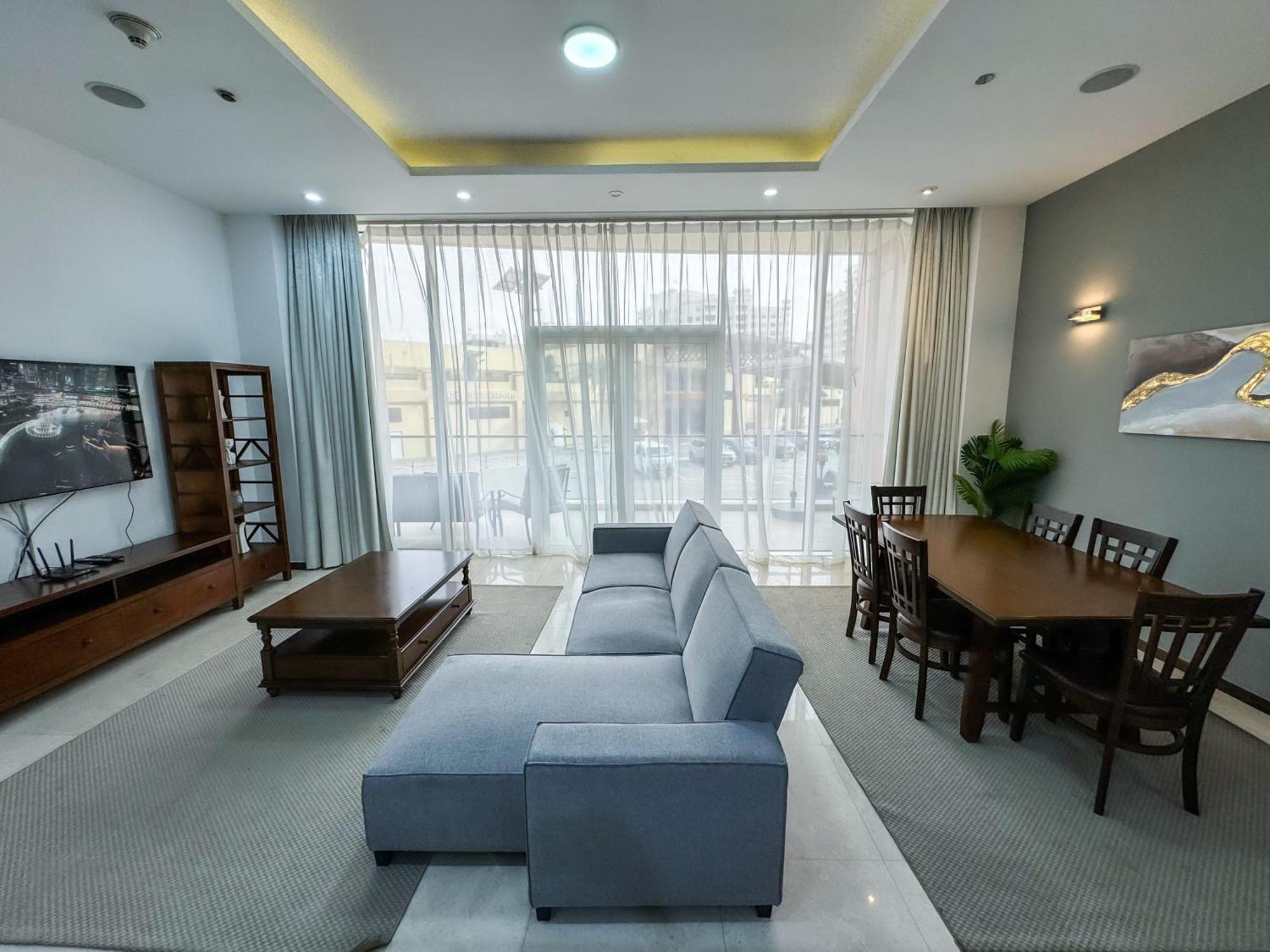 Modern Beachfront 1Br Apartment - Tiara Residence Dubaj Zewnętrze zdjęcie