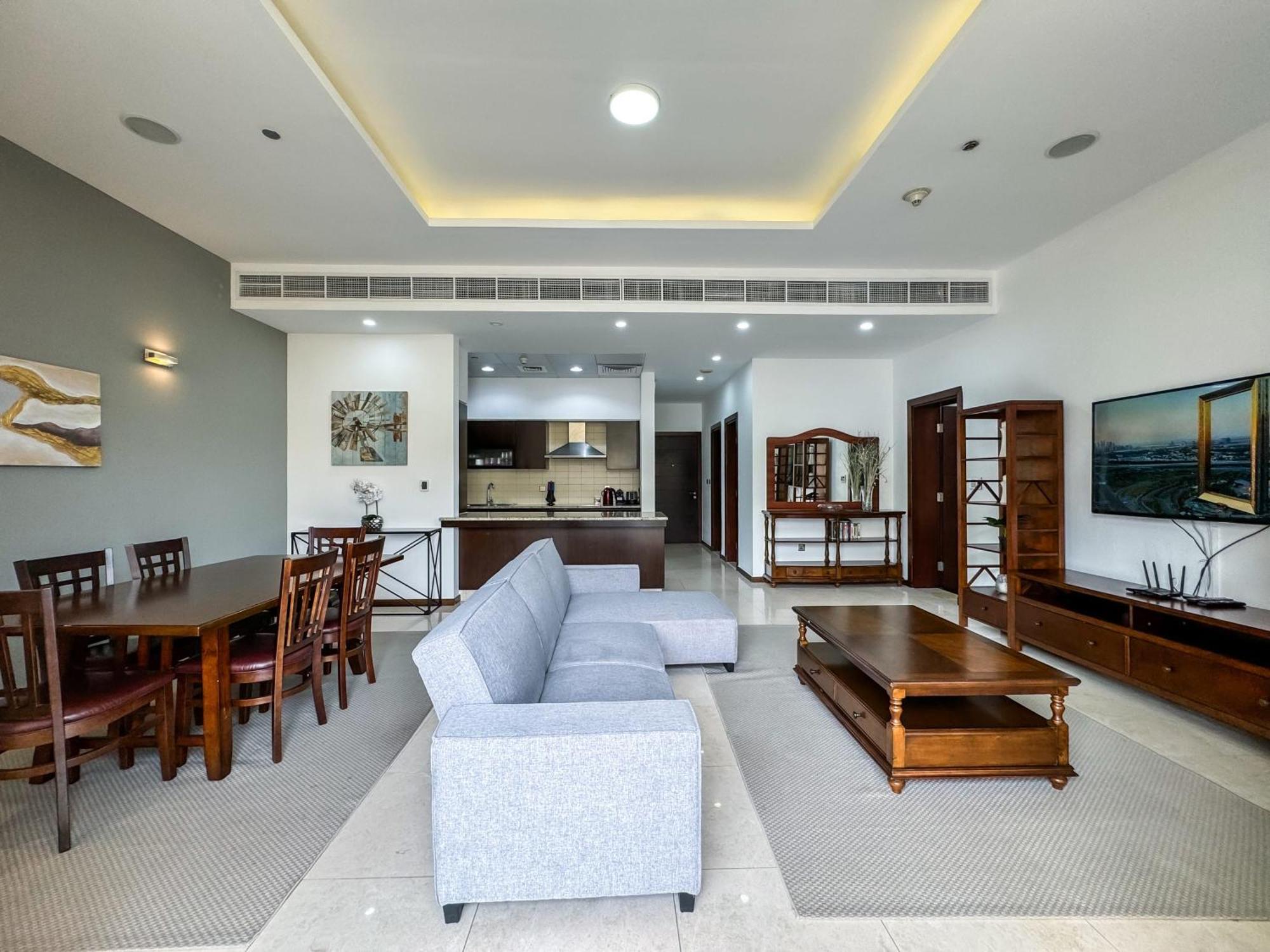 Modern Beachfront 1Br Apartment - Tiara Residence Dubaj Zewnętrze zdjęcie